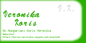 veronika koris business card